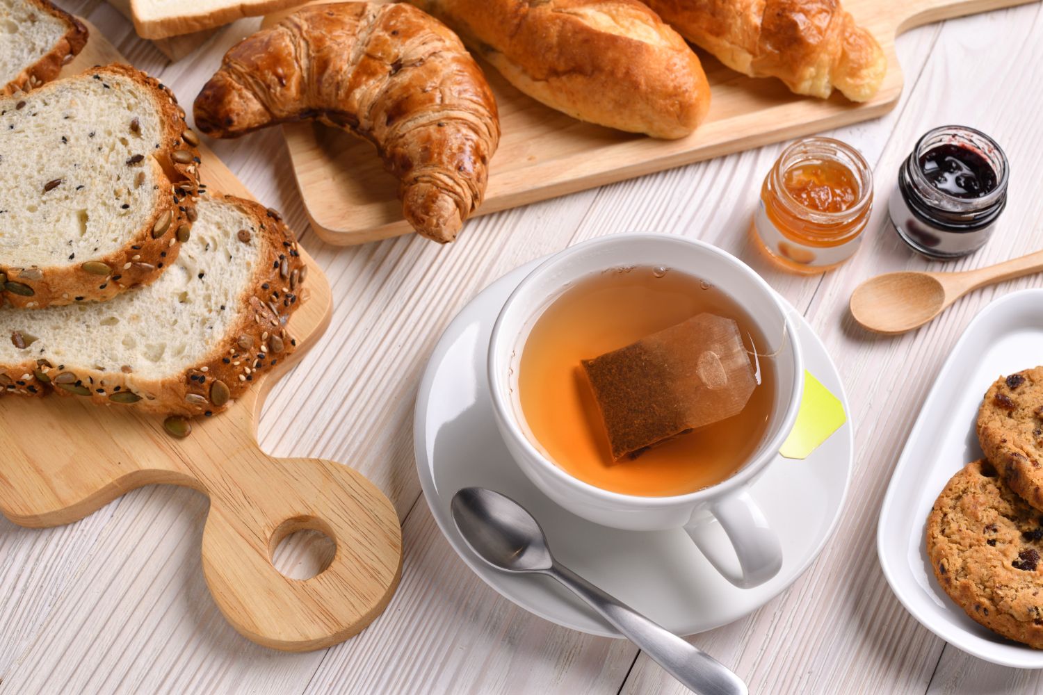 Bakery Breakfast Ideas with Tea